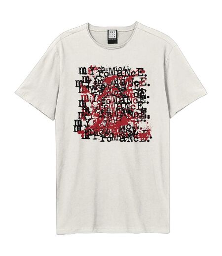 T-shirt revenge adulte vieux blanc Amplified