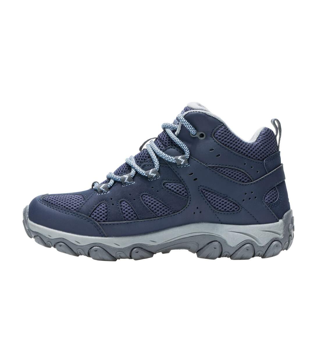 Chaussures Montantes De Marche Edgepoint Femme Bleu Marine Vieux Bleu Regatta-3