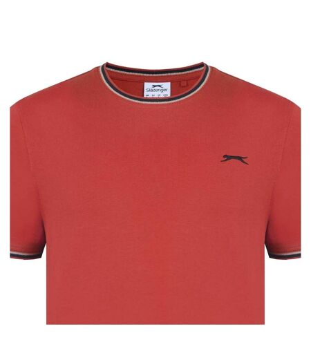 Mens Cotton T-shirt Spicy Orange Slazenger