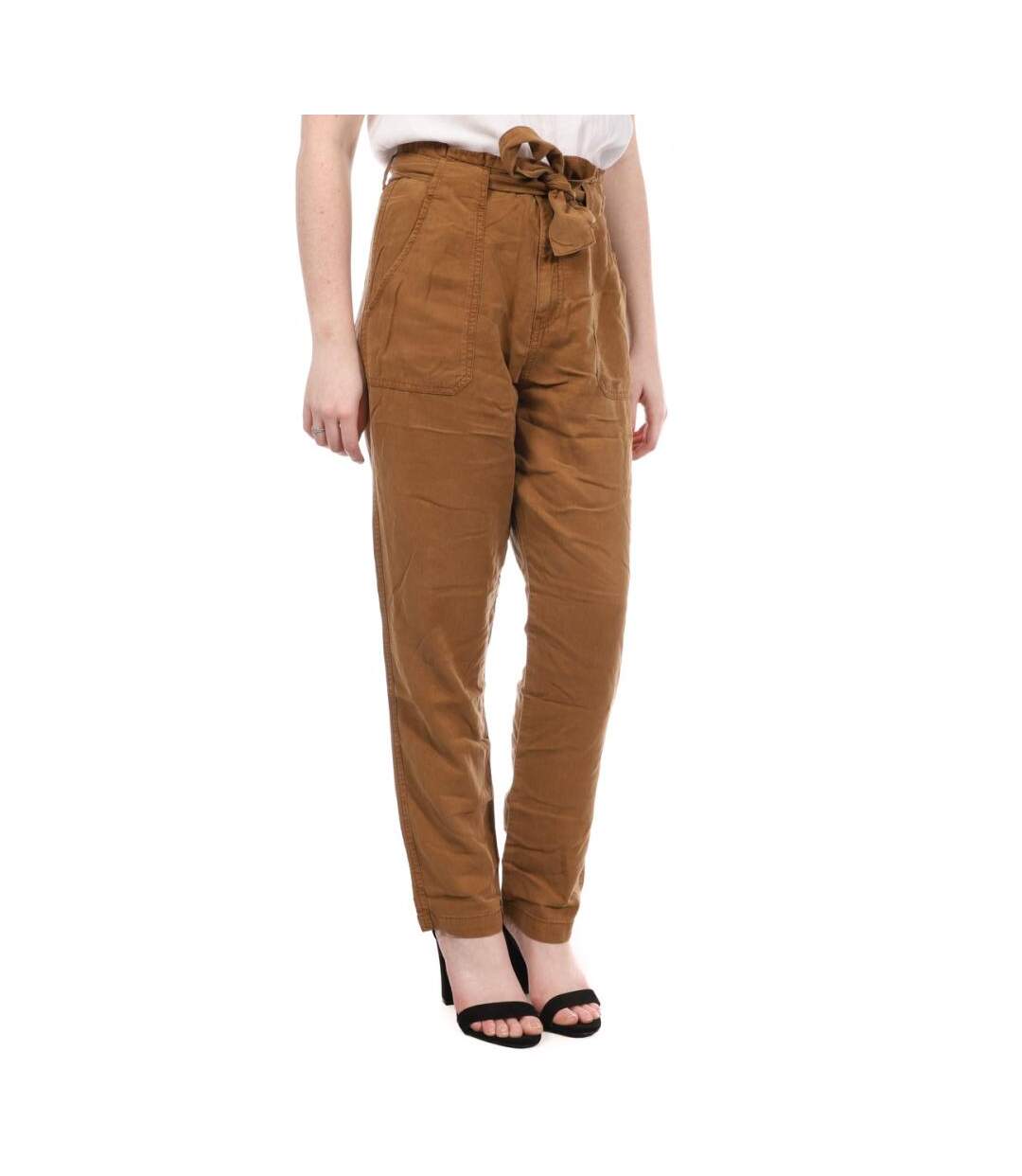 Pantalon fluide Marron femme Teddy Smith Philea Linlyoc - L