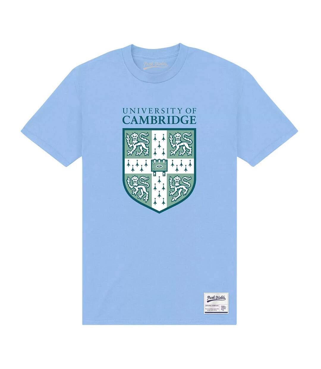 T-shirt Adulte Bleu Clair Cambridge University-1