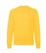 Mens classic drop shoulder sweatshirt sunflower Fruit of the Loom