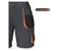 Bermuda de travail homme Terratrend 3231GN multi-poches gris et noir renforcé en tissu Oxford-4
