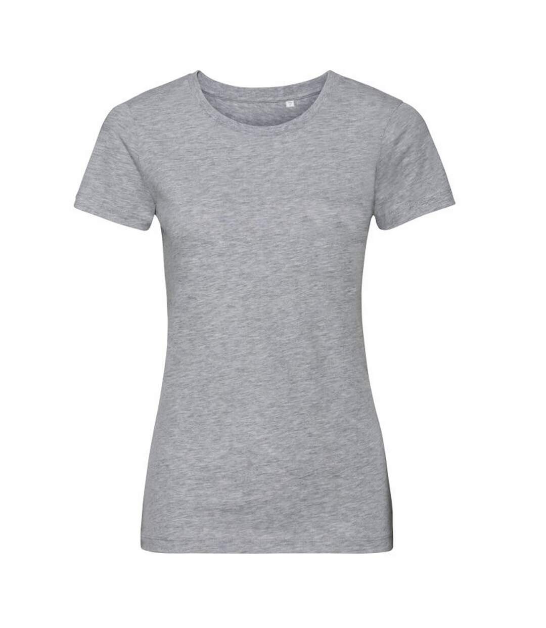 T-shirt femme gris clair oxford Russell