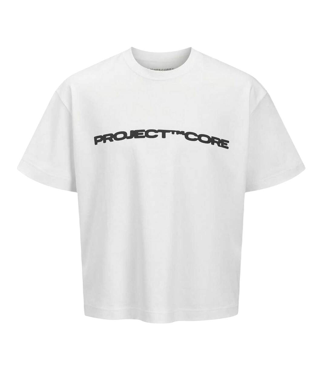 T-shirt Project Core Homme Blanc Vif Jack And Jones-1