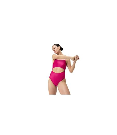 Maillot De Bain 1 Pièce Motif/style Découpé Femme Violet Speedo