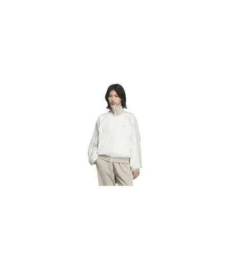 Mens Relaxed Fit Track Top Off White Adidas