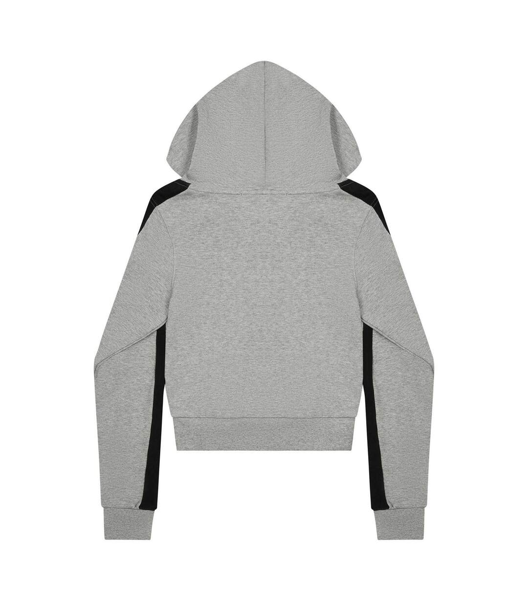 Veste À Capuche Femme Gris Zip-1