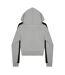 Veste À Capuche Femme Gris Zip-1