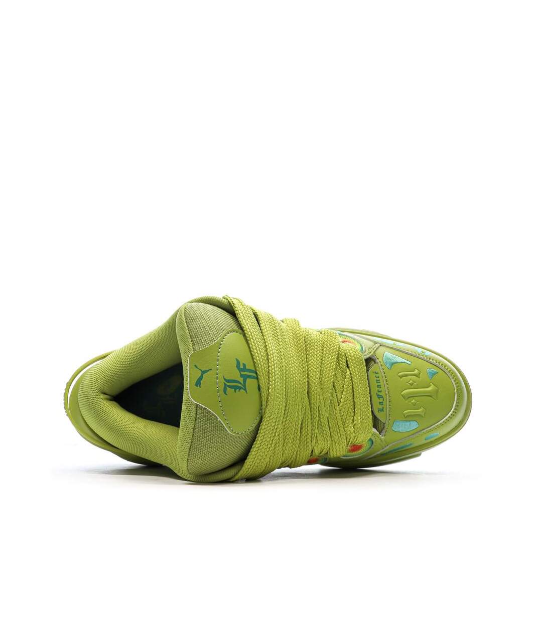 Baskets vert/kaki homme puma la francé  lamelo ball-4