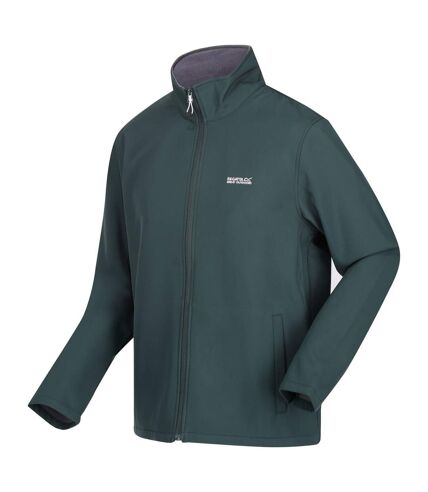 Regatta Mens Cera V Wind Resistant Soft Shell Jacket (Green Gables)