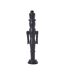 Wooden nutcracker ornament 60cm x 12cm x 14cm black Hill Interiors-2