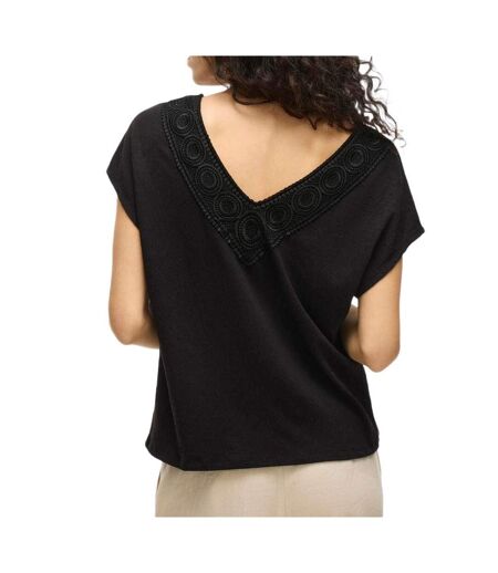 T-Shirt noir femme vila visyma