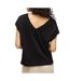 T-Shirt noir femme vila visyma-2
