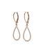 Boucles d'oreilles Laelia Dangling Hoop, Cristal d'Autriche