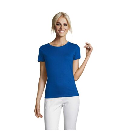 Regent T-shirt Femme Bleu Roi SOLS