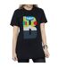 Disney Womens/Ladies Alphabet B Is For Buzz Lightyear Cotton Boyfriend T-Shirt (Noir) - UTBI46921-3