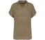 Polo en lin - Femme - PATS221 - vert olive-1