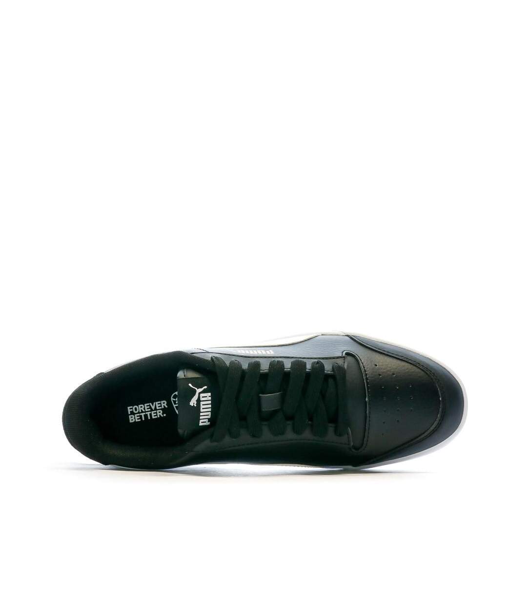 Baskets blanche/noir homme puma shuffle-4