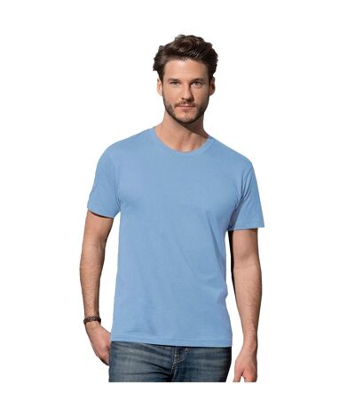 T-shirt Confortable Homme Bleu Clair Stedman