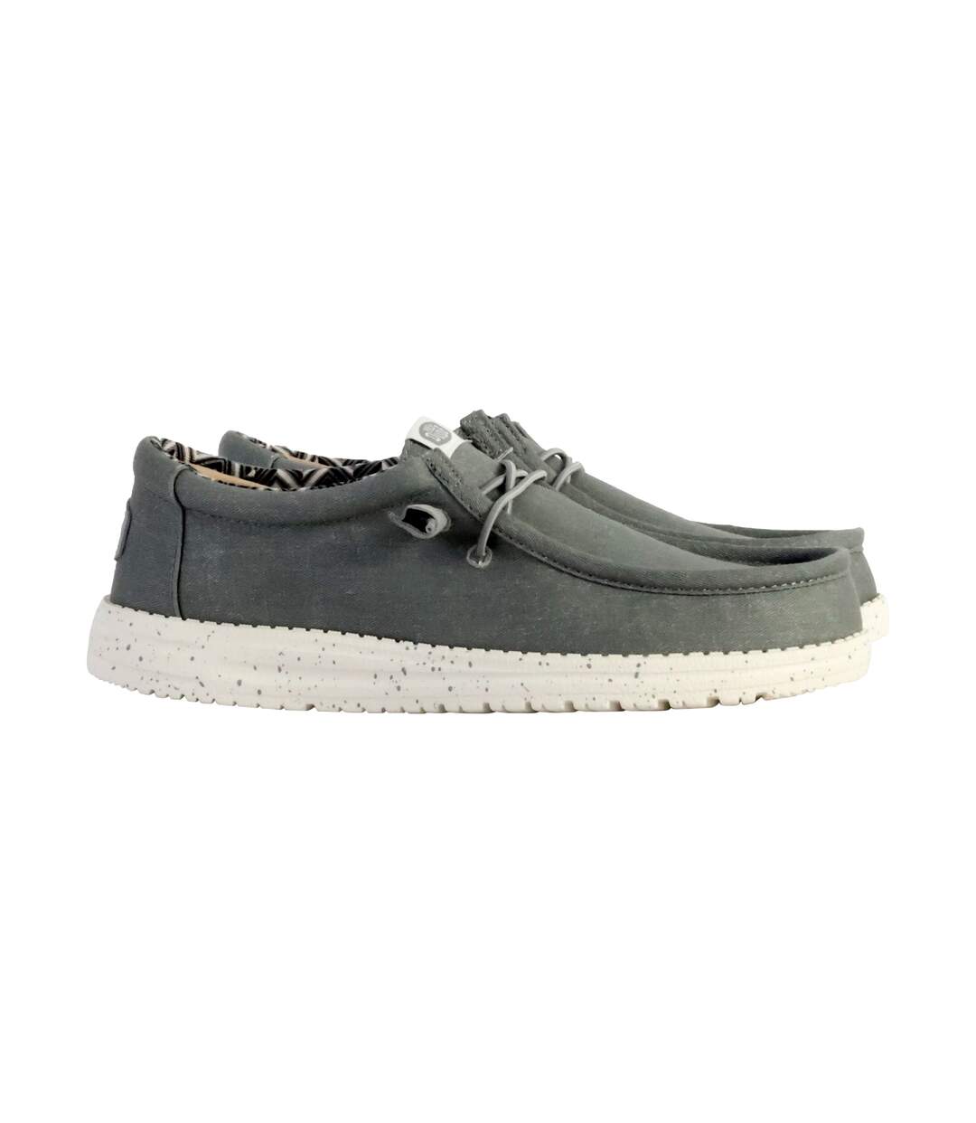 Moccassin à Lacets Hey Dude Wally Stretch Canvas-3