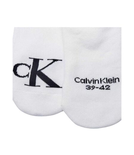 Socquettes Motif/style Logo Homme Blanc Calvin Klein