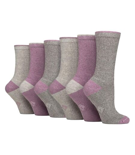 Country Pursuit - 6 Paires de Chaussettes Femme Imperméables Rembourrées Douces