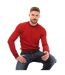Mens Kapoko Knitted Cotton Sweatshirt Red Boss-4
