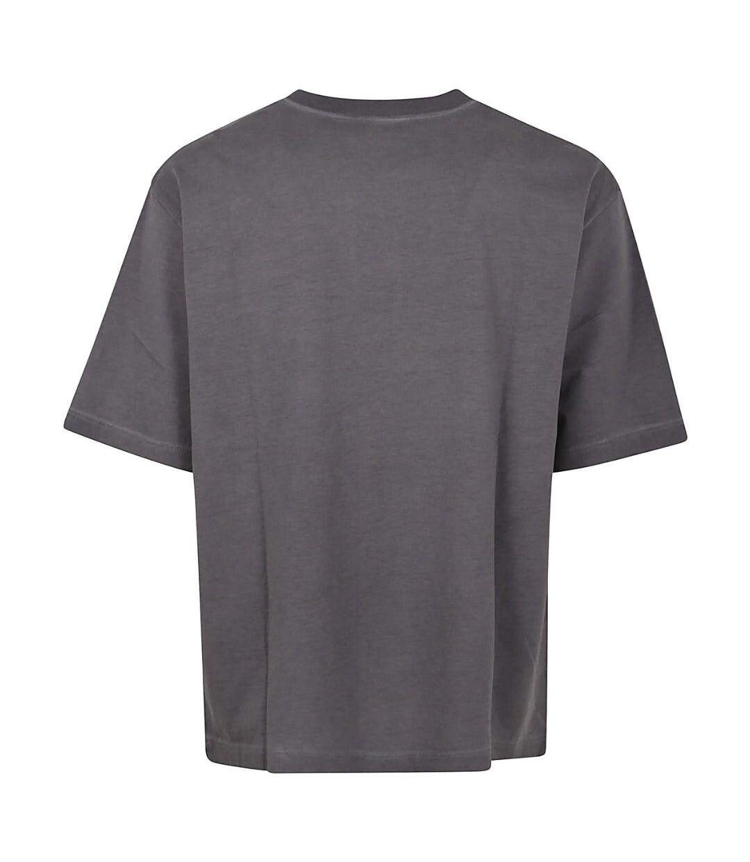 Mens Best Fade Cartoon Logo Loose Fit T-shirt Charcoal Grey DSquared2-2