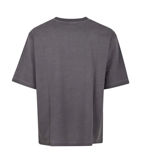 Mens Best Fade Cartoon Logo Loose Fit T-shirt Charcoal Grey DSquared2