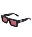 Lunettes De Soleil Motif/style Logo Ruby Femme Taille Unique Noir Rouge Off White-1