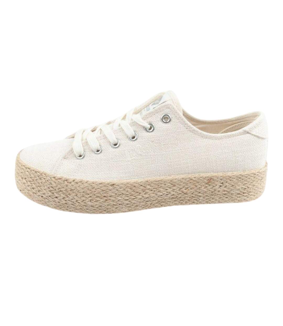 Baskets Motif/style Tressé Femme Beige Lee Cooper-4