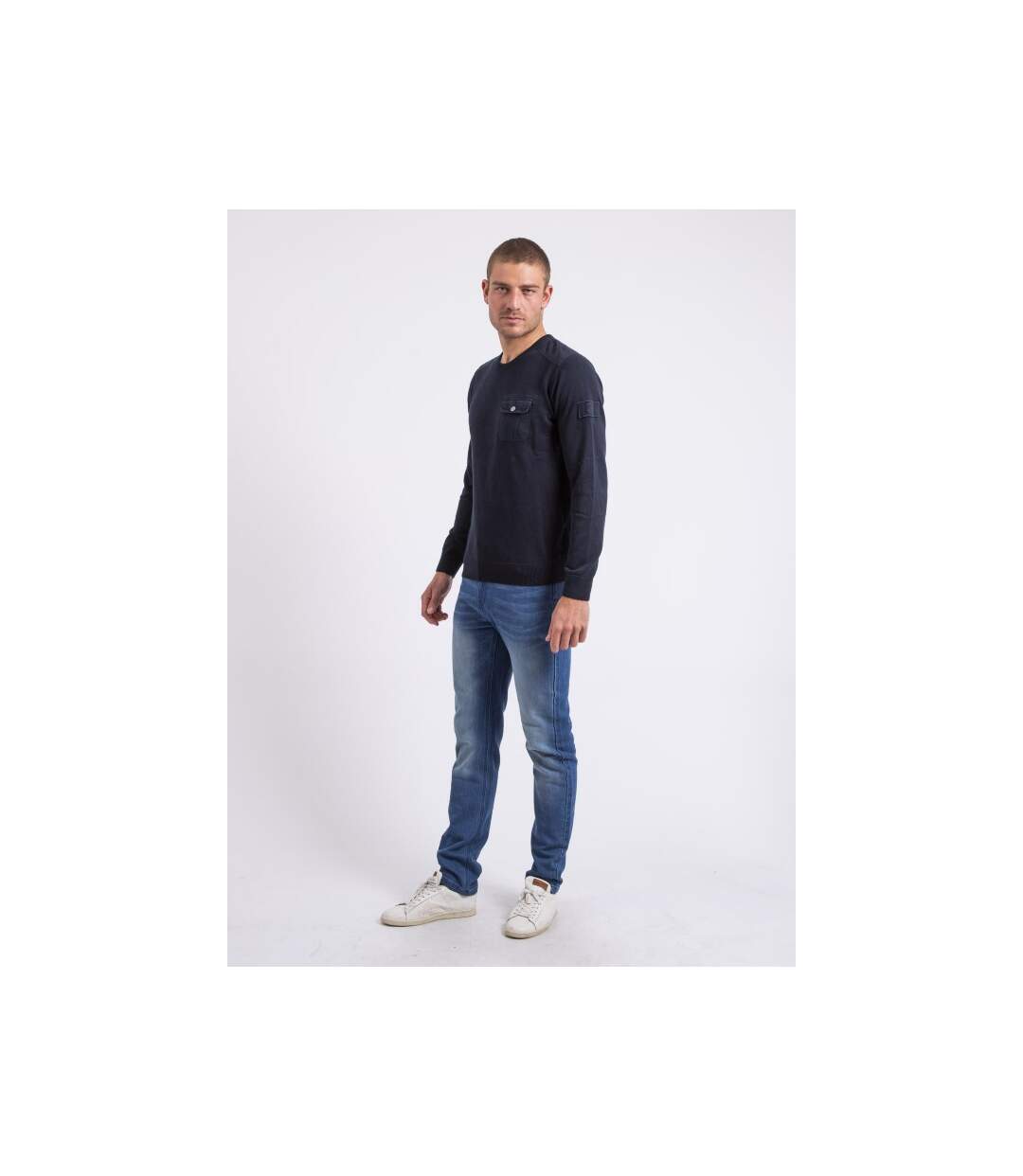 Pull fin col rond AMARTIN-4