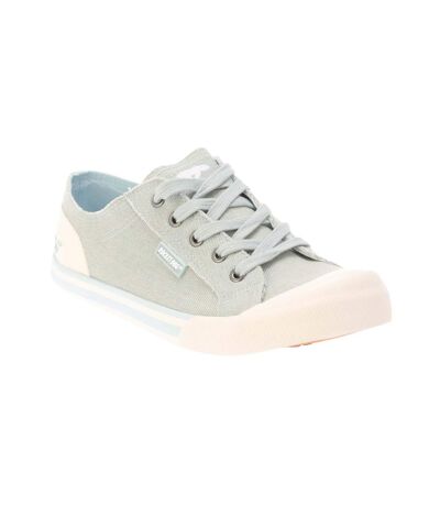 Womens/ladies Jazzin Bondi Denim Trainers Light Blue Rocket Dog