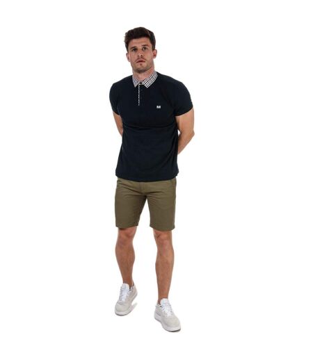 Mens Dillenger Cotton Twill Shorts Khaki Weekend Offender