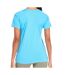 T-shirt bleu fluo femme nike race top - m-2