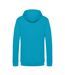 Sweat À Capuche Motif/style Uni Homme Bleu Hawaïen B&C-2