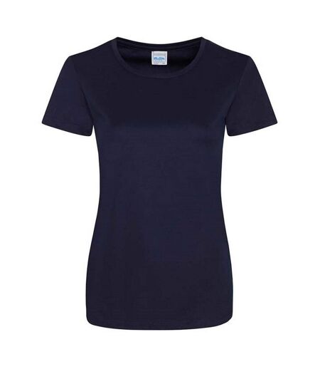T-shirt Cool Smooth Femme Bleu Marine Français AWDis Cool