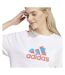 T-shirt Style Fleur Badge Of Sport Femme Blanc Adidas-4