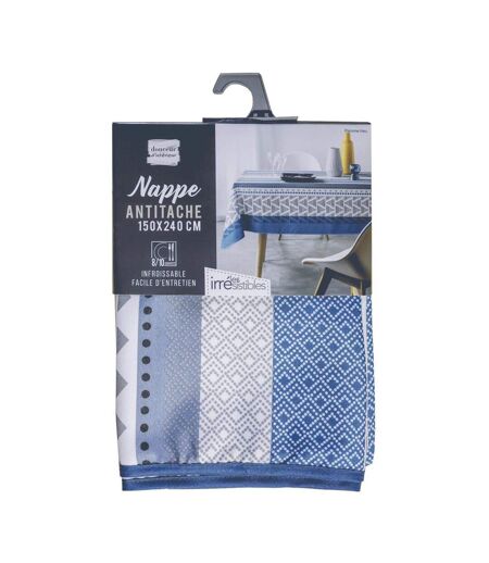 Nappe Antitache Pacome 150x240cm Bleu