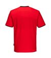 Portwest Mens Cotton Active T-Shirt (Red/Black)