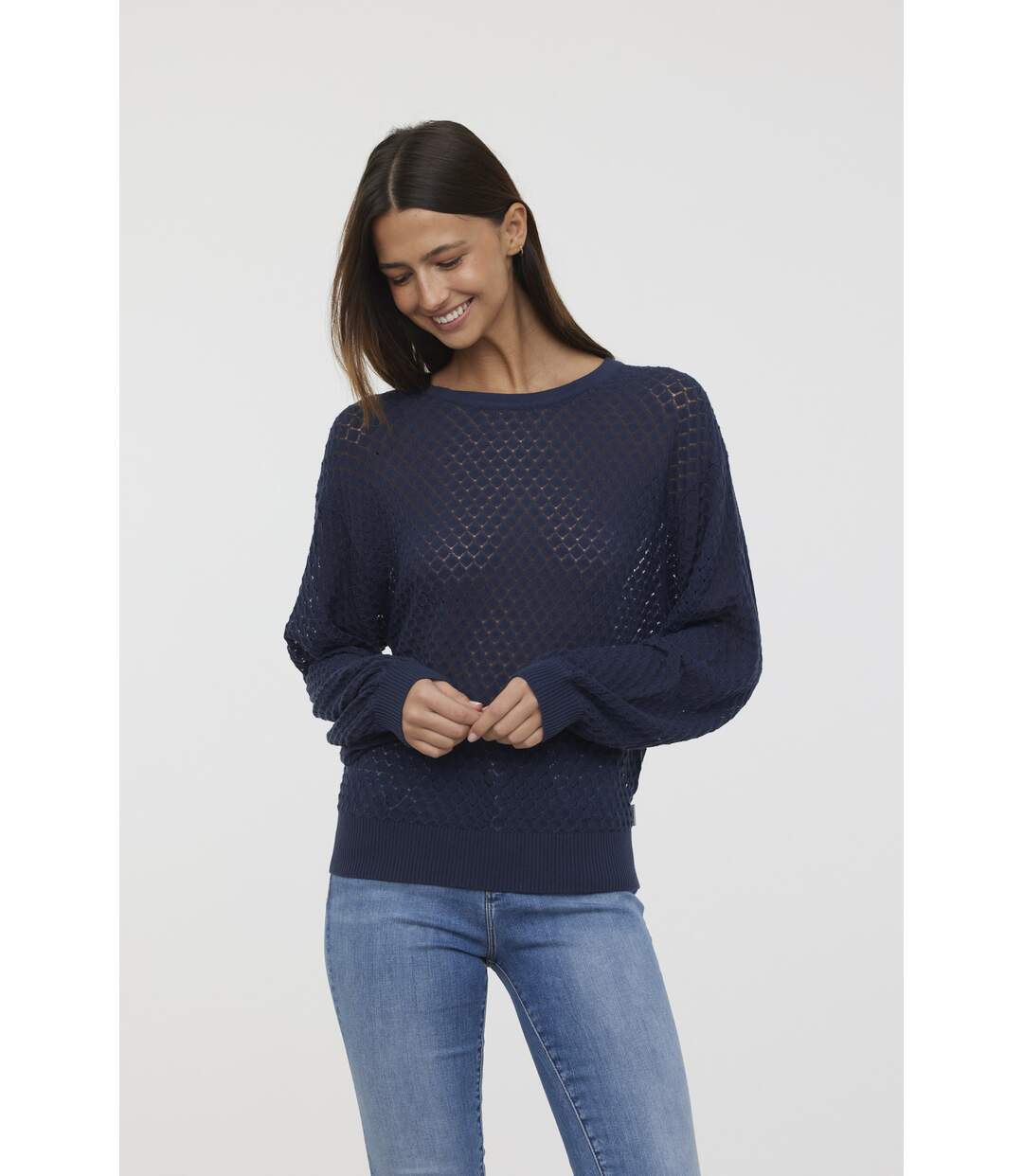 Pull manches longues coton regular CALIO-2