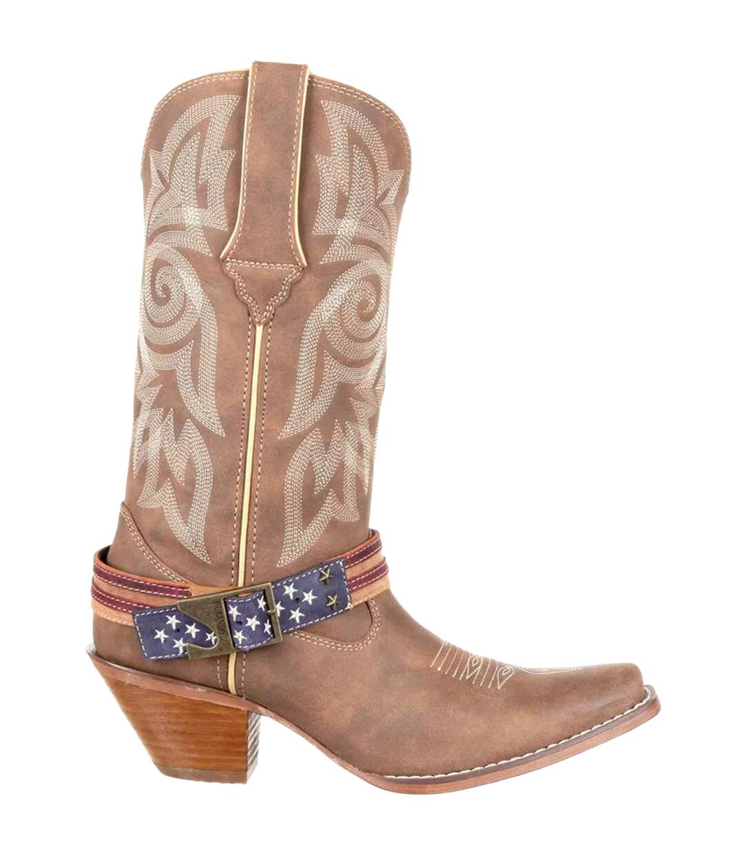 Bottes De Cowboy Crush Femme Marron Kaki Durango-3