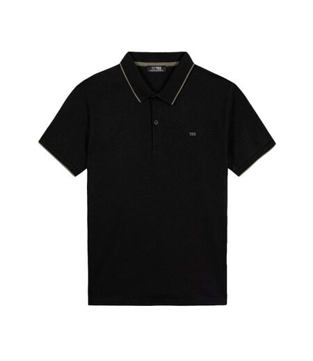 Polo noir homme tbs lierre
