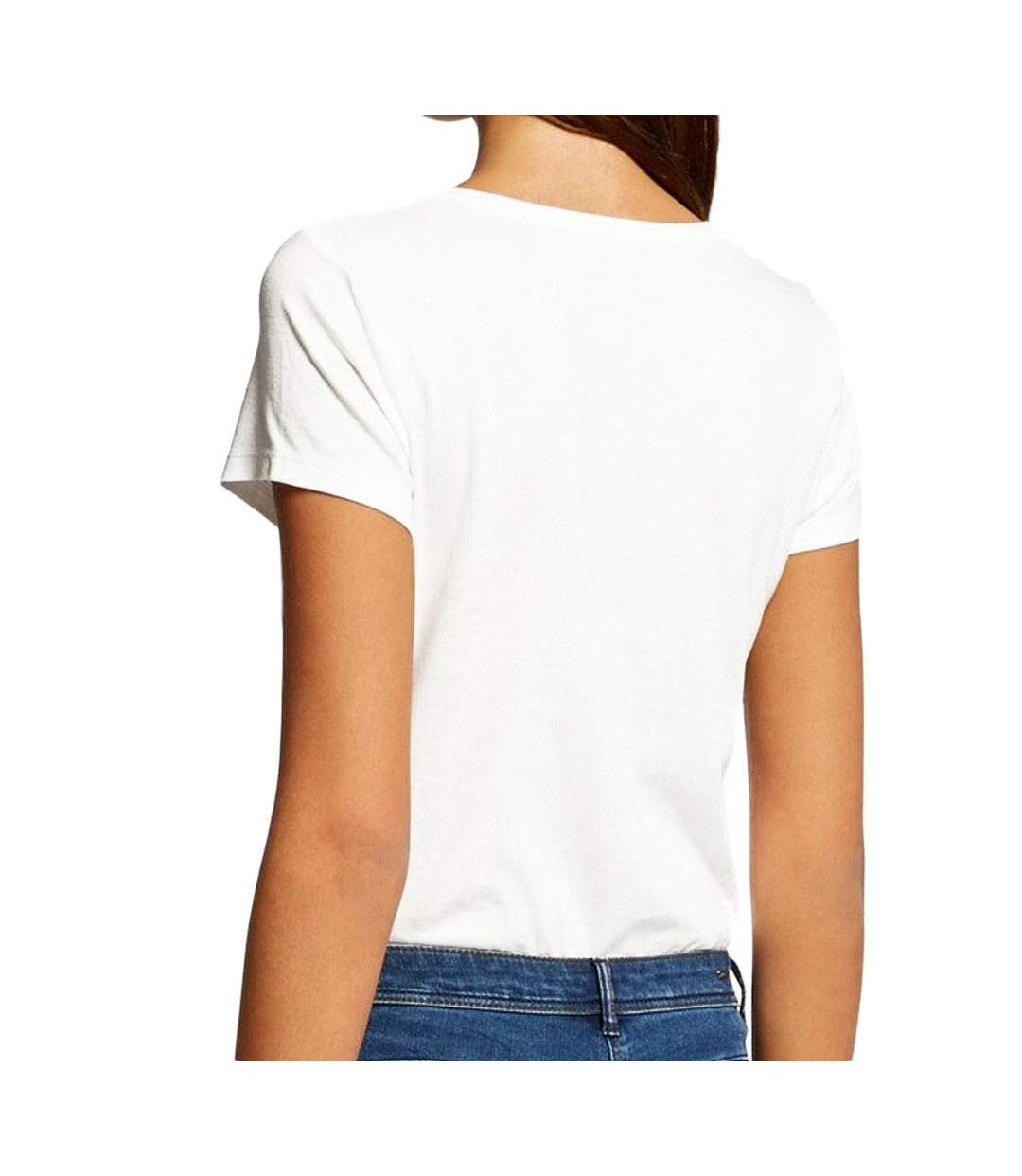 T-shirt Blanc Femme Morgan Datti - S-2