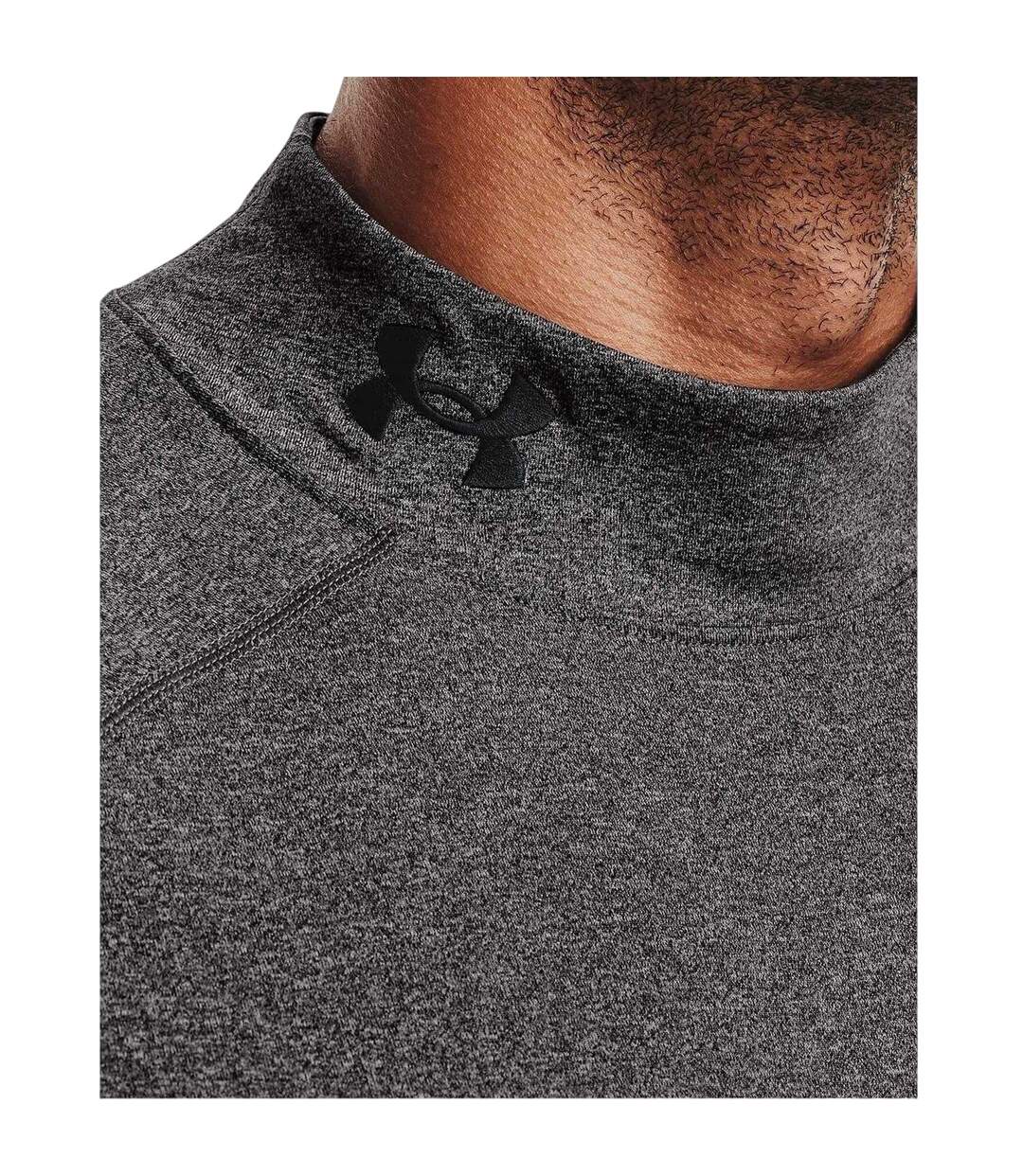 T-shirt Manches Longues Raglan Homme Gris Chiné Under Armour-4
