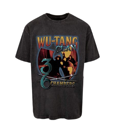 T-shirt Motif/style Clan Wu-tang Chambers Homme Noir Mister Tee