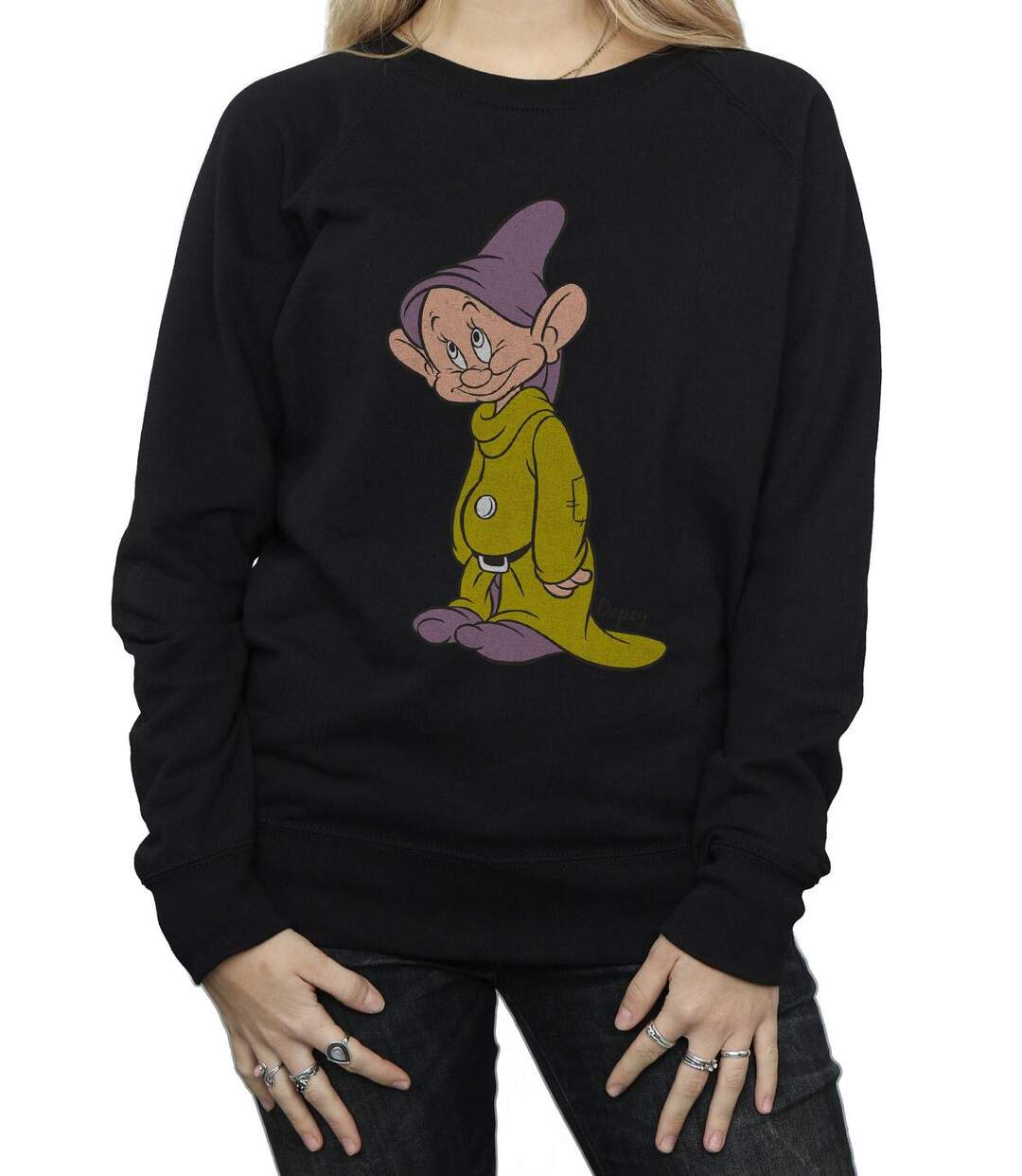 Disney Sweat-shirt classique Dopey Femmes/Dames (Noir) - UTBI12356-3