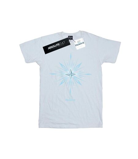 Disney - T-shirt FROZEN ELSA SIGNATURE SNOWFLAKE - Femme (Blanc) - UTBI24368