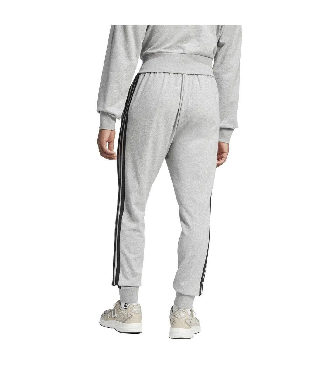 Mens 3s 3 Stripes Joggers Medium Heather Grey Adidas-3